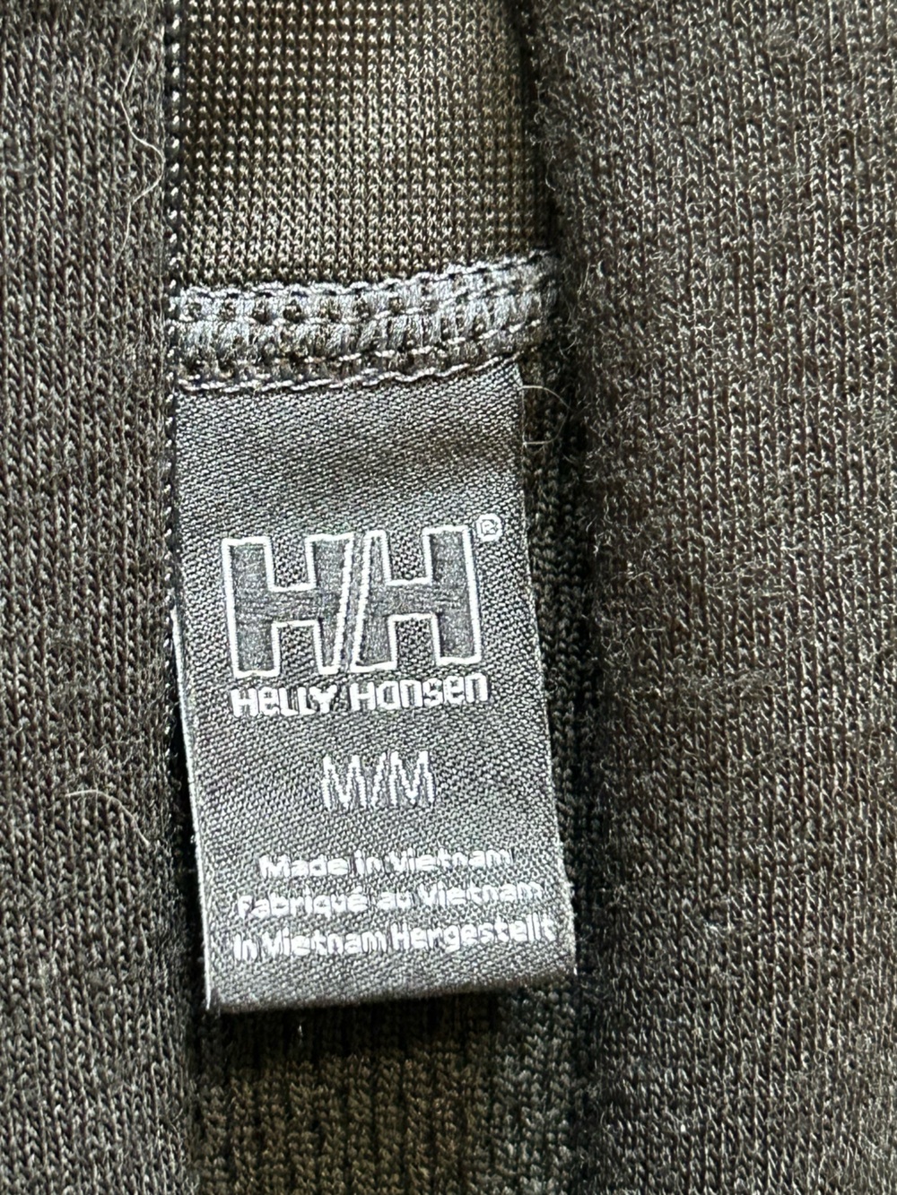 Helly Hansen Wool Blend Black Long Sleeve Warm Freeze 1/2 Zip Performance Top - Picture 2 of 11